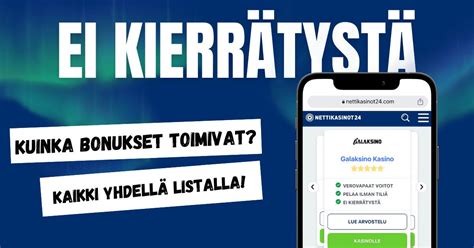 ilmaiskierroksia ilman kierrätystä.